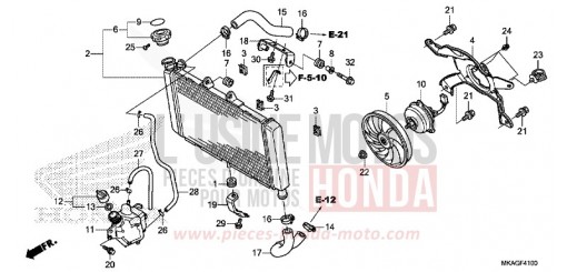 RADIATEUR NC750SAG de 2016
